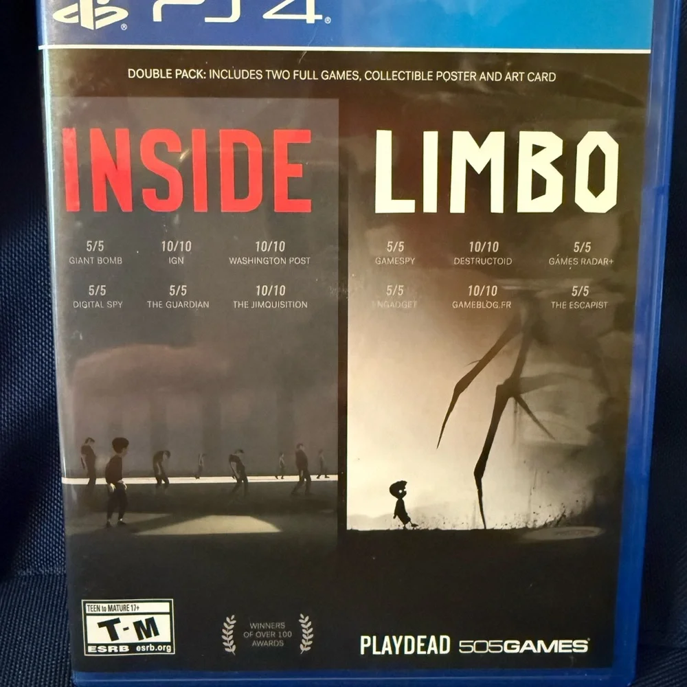 Inside and Limbo PS4 Game Double Pack - Picture 1 of 3